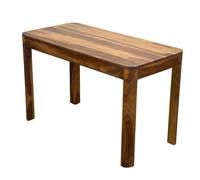 FineBuy Table à Manger 120x60x76 cm Bois Massif Sheesham pour 6 Personnes | rectangulaire table de salle à manger au style campagne avec lignes épuré, table de cuisine en bois véritable, fait main