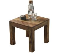 FineBuy Table Basse Bois Massif 45x40x45cm Table d'appoint Table de salon Design [Sheesham]