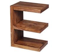 FineBuy Table d'appoint Bois Massif 45x60x30cm Bout de canapé Table de Salon