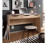 FineBuy Table de Bureau Petit 120x75x55 cm Table pour Ordinateur avec 3 Tiroirs