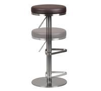 FineBuy Tabouret de Bar Reglable 57 - 82 cm Chaise de Bar Tabouret Bistro Métal