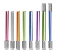 FineGood Lot de 8 rallonges de crayon, une tête et une double tête avec poignée en métal, pour fournitures scolaires et de bureau