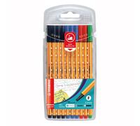 STABILO Feutre à pointe fine Point 88 – Étui office de 10