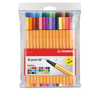 Fineliner Stabilo Point 88 Néon 30 Couleurs
