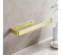 FINELYCR Barre Serviette Salle de Bain à Un-Bras, Support Serviettes Mural 29 cm, Or Porte Serviette Mural, Barres Porte-Serviettes en Acier Inoxydable, pour Salles de Bain, Cuisine, Salles de Sport