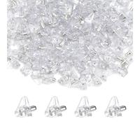 FINELYCR Taquets pour Étagères, 200 Pièces Support Etagere Placard, Transparent Support Étagère, Noyau Plus Épais Support Etagere, pour Armoire, Penderie, Bibliothèque