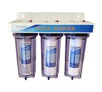 Finerfilters Système de filtre à eau 25,4 cm à 3 étapes avec réduction des métaux lourds HMA - raccords de type Hozelock