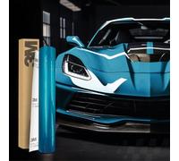 Finest Folia 3M 2080 Film Autocollant pour Car Wrapping pour Voiture Moto Bateau Protection de Peinture 3D avec canaux d'aération (G356 Gloss Atomic Teal, 100 x 152cm)