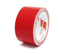 Finest Folia Bandes adhesives décoratives pour auto voiture moto bateau modélisme nombreux coloris longueur 10m ruban adhésif (Rouge, 40mm)