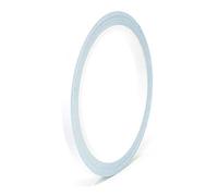 Finest Folia Bandes adhesives décoratives pour auto voiture moto bateau modélisme nombreux coloris longueur 10m ruban adhésif (Blanc brillant, 6mm)