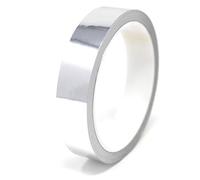 Finest Folia Bandes adhesives décoratives pour auto voiture moto bateau modélisme nombreux coloris longueur 10m ruban adhésif (Chrome Argent, 20mm)