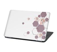 Finest Folia Film Protecteur pour Ordinateur Portable Couverture Abstraite Autocollant Notebook Housse de Protection Vinyle Skin Sticker (LP92 Pink Marble, 15'')