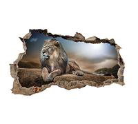 Autocollant mural 3D « Animaux », 60 x 100 cm, pour chambre à coucher