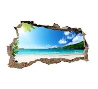 Autocollant mural 3D « Paysage urbain et aventure », 60 x 100 cm