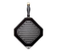 Finex USA - Poêle grill en fonte naturelle 30x30cm - Tous feux dont induction - Made in USA