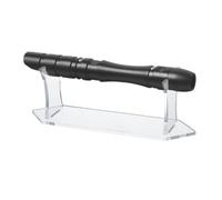 FINGERINSPIRE Présentoir à Épée Simple en Acrylique Transparent 6.75x24x7.95cm Support à Couteaux de Bureau Support à Épée Léger et Transparent pour Armes de Collection Katana pour Domicile Détail