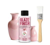 Finition Brillante, Vernis Glassificateur, Brillance Durable, 100ml | Vernis Brillant pour Argile Poterie, Revêtement Brillant pour Céramique, Couche Protectrice Transparente, Résistant À L'usure
