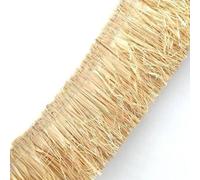 Finition en raphia, franges, 15 cm x 5 m, matière naturelle, décoration