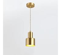 Finition Laiton Brossé Suspension Postmoderne Simplicité Suspension E26/E27 Base Edison Ampoule Cordon Réglable Showroom Suspension Kit Montage en Surface Maison Cuisine Îlot Corridor Change for The