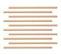 Finitions en bois - Moulures décoratives en bois 3D non , moulure décorative | 10 pièces fournitures d'artisanat en brut décoration cadre pour armoire, penderie