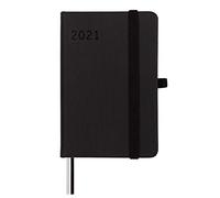 Finocam Agenda 2021 1 jour par page Minimal Texture Noir Catalan