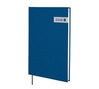 Finocam Agenda 2026 avec vue verticale hebdomadaire, janvier à décembre (12 mois), agenda annuel 2026 avec ruban à points, couverture rigide Porto, bleu, espagnol