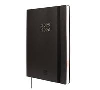 Finocam - Agenda Mara 18 mois 2025-2026 Semaine sur 2 pages Présentation Verticale Juillet 2025-Décembre 2026 (18 mois) Noir International