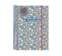 Finocam - Agenda spirale 18 mois 2021 2022 E10-155 x 212 2 jours par page Girl Espagnol