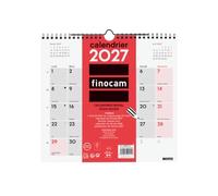 Finocam Calendrier Mural à Remplir 2027 | Neutre · Langue : Français - Calendrier mensuel - Planning et Organisation