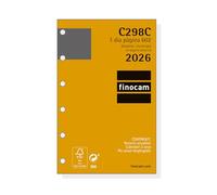 Finocam Recharge annuelle classique 2026 1 jour par page janvier 2026 à décembre 2026 (12 mois), catalan