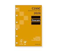 Finocam Recharge annuelle classique 2026 Vue horizontale hebdomadaire janvier 2026 à décembre 2026 (12 mois) Catalan