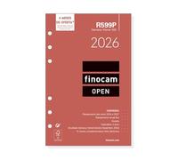 Finocam Recharge annuelle Open 2026 Vue verticale hebdomadaire janvier 2026 à décembre 2026 (12 mois) Portugais