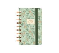 Finocam Trendy You - Agenda à spirale 2026 hebdomadaire horizontal de janvier à décembre (12 mois) | Agenda annuel 2026 avec élastique | Couverture rigide à spirale Trendy You - Trigo - Catalan
