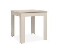 Finori Table de Salle à Manger Oslo 81A en Velours avec Tiroir, Revêtement en Mélamine, Bords en ABS, 80 x 76,5 x 80 cm