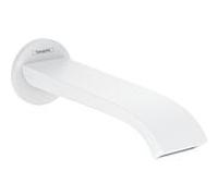 hansgrohe bec de bain 75410700 montage mural, saillie 202 mm, blanc mat