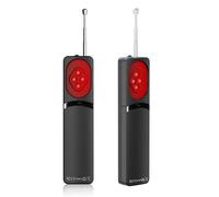 FINSUI Anti-Espion Bug Détecteur, Détecteur Micro Espion Détecteur RF sans Fil pour caméra dissimulée, GSM ÉCoute Device Finder Radar Radio Scanner Signal sans Fil Alarme, Version améliorée
