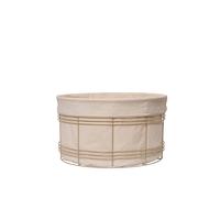 Ferm Living Panier de rangement Fio Cashmere-natural. Ø53x30.2 cm