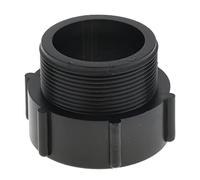 Fiocias Adaptateur IBC Filetage Fin 58mm Raccord de Réservoir d'eau Connecteur de Robinet en Plastique Adaptateur de Citerne pour Barils Adapté à