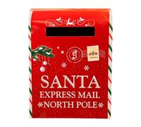 Fiocias Boîte Aux Lettres Murale de Noël, Décoration de Noël pour La Porte D'entrée.