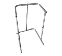 Fiocias Dispositif de Mise en Sac Robuste pour Feuilles Support de Sac Poubelle en Métal Porte-Sac à Ordures Stable Outil de Remplissage Adapté Jardin Camping, sans Roue