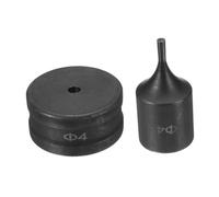 Fiocias Jeu de Poinçons, Outil de Poinçonnage, Poinçon Rond, Matrice de Rechange En Acier 40Cr, Découpes Rondes Nettes, Installation Facile, Convient Aux Pres, 0.4 Cm