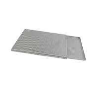 Fiocias Plaque Rectangulaire Perforée En Alliage, Facile à Nettoyer, Adaptée à Française, pour Une Utilisation Domestique et En Cuisine, Épaisseur 1.5 Mm