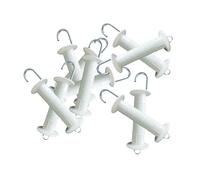 Fiocias Poignée de Portail électrique avec Ressort Isolant pour Jardin, Agriculture, élevage, Clôture électrique, SOS, Plat