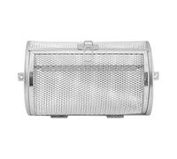 Fiocias Rotisserie Acier Inoxydable Panier Tambour Barbecue Four Gril Cage Rôtissoire Compatible avec Tournebroche Adapté à la Préparation de Fruits Secs et