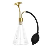 Fiole Échantillonneur Arôme Cadre Laiton Double Paroi 90ml-F | Fiole Échantillonneur Arôme Laiton Tête Métal Anti-Oxydation Poire Pression