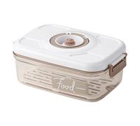 Fiorky Récipient de conservation des aliments sous vide avec pompe à vide Boîte de conservation sous vide avec plaque de vidange amovible Réfrigérateur Boîte de conservation des aliments