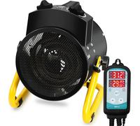 Fiqops Chauffage de serre Accessoires de jardin et de serre 2000W Semis avec régulateur de température Chauffage de serre de jardin