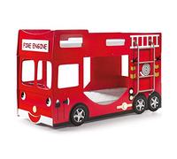 Fire Engine Bunk Bed Bunk scftbb19 MDF Red 211 x 96 x 130 cm