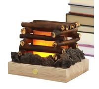 Fire Lamp, Campfire Night Light, Adjustable Fake Fire Lamp, LED Fake Campfire Night Light with Touch Control, Adjustable 3-Mode Faux Fire Pit Lamp for Christmas, Home Decor, and Ambiance