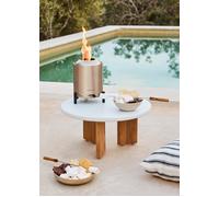 CREATE – Brasero de table Fire Pit Compact 1,5 kW extérieur à pellets sans fumée Inox